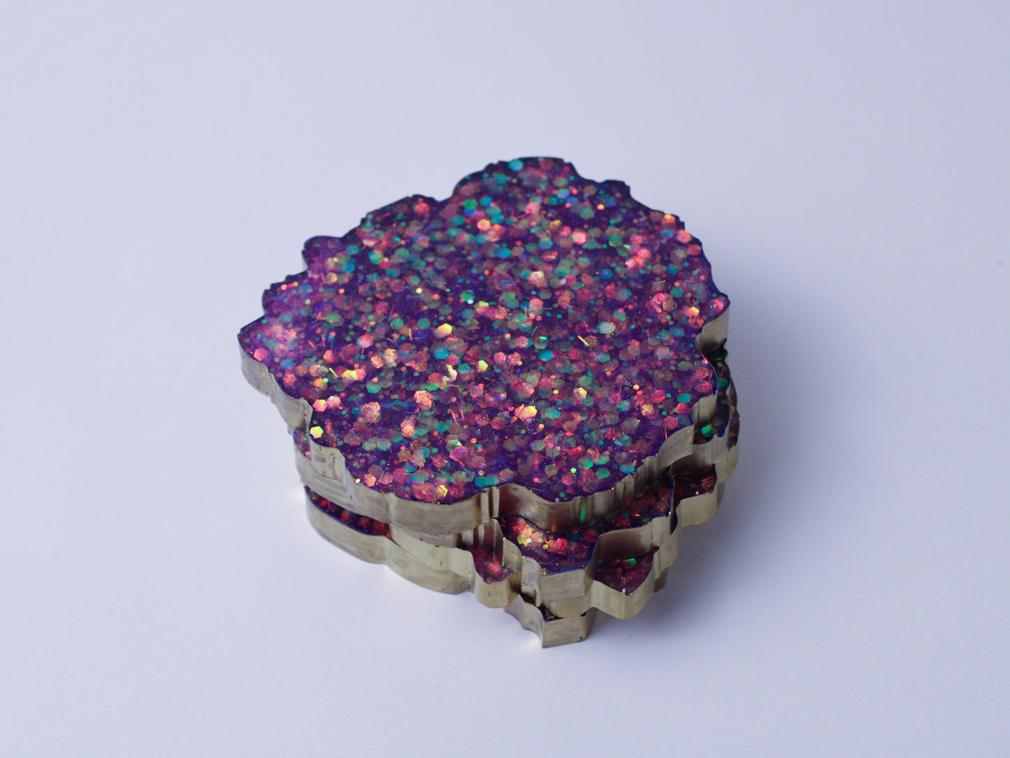 Glittery Coasters