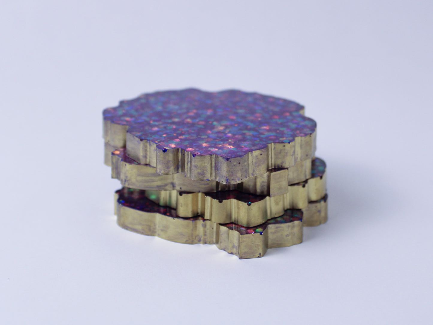 Glittery Coasters
