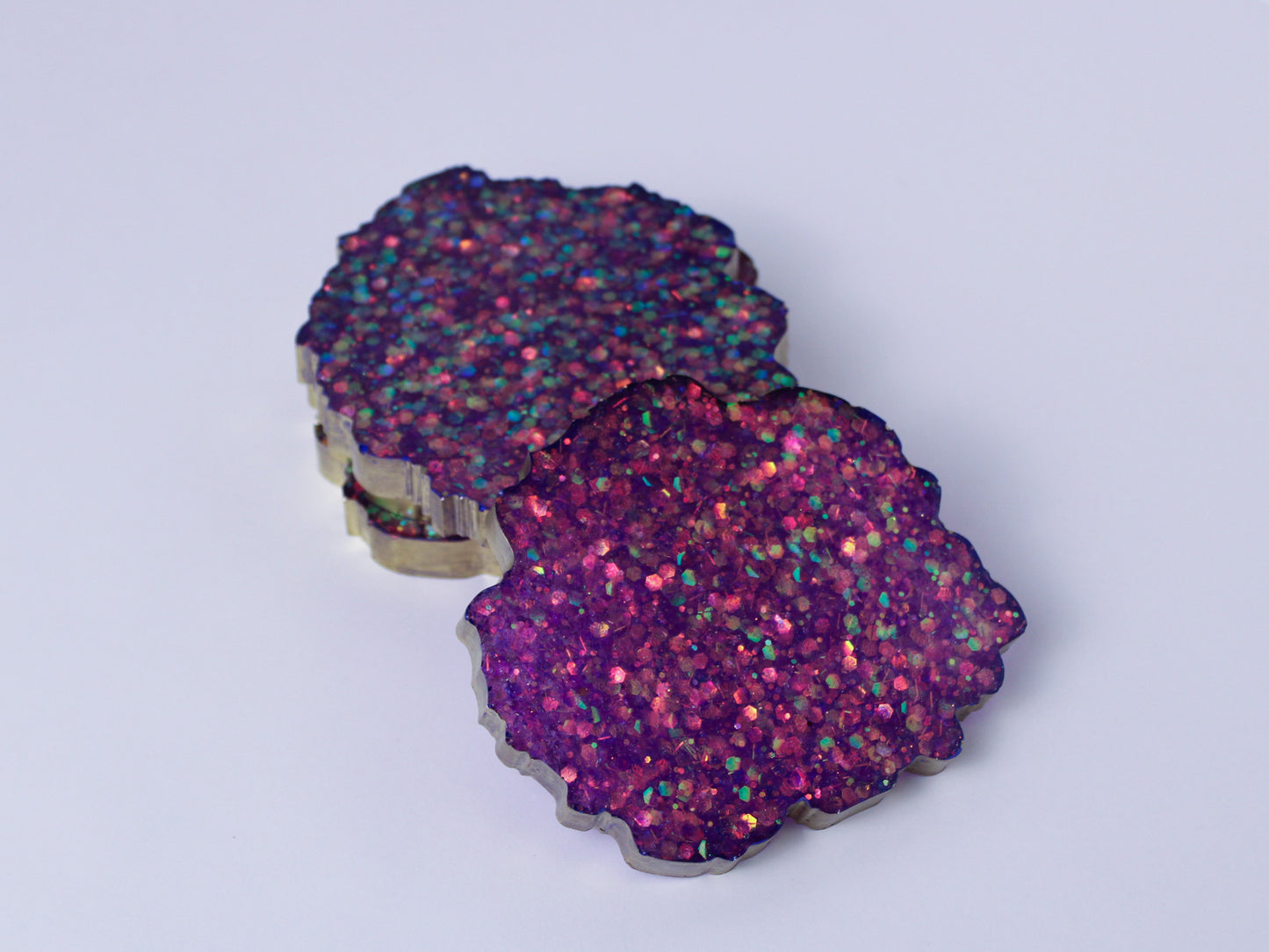 Glittery Coasters