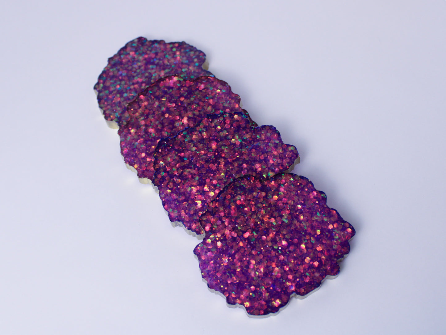 Glittery Coasters