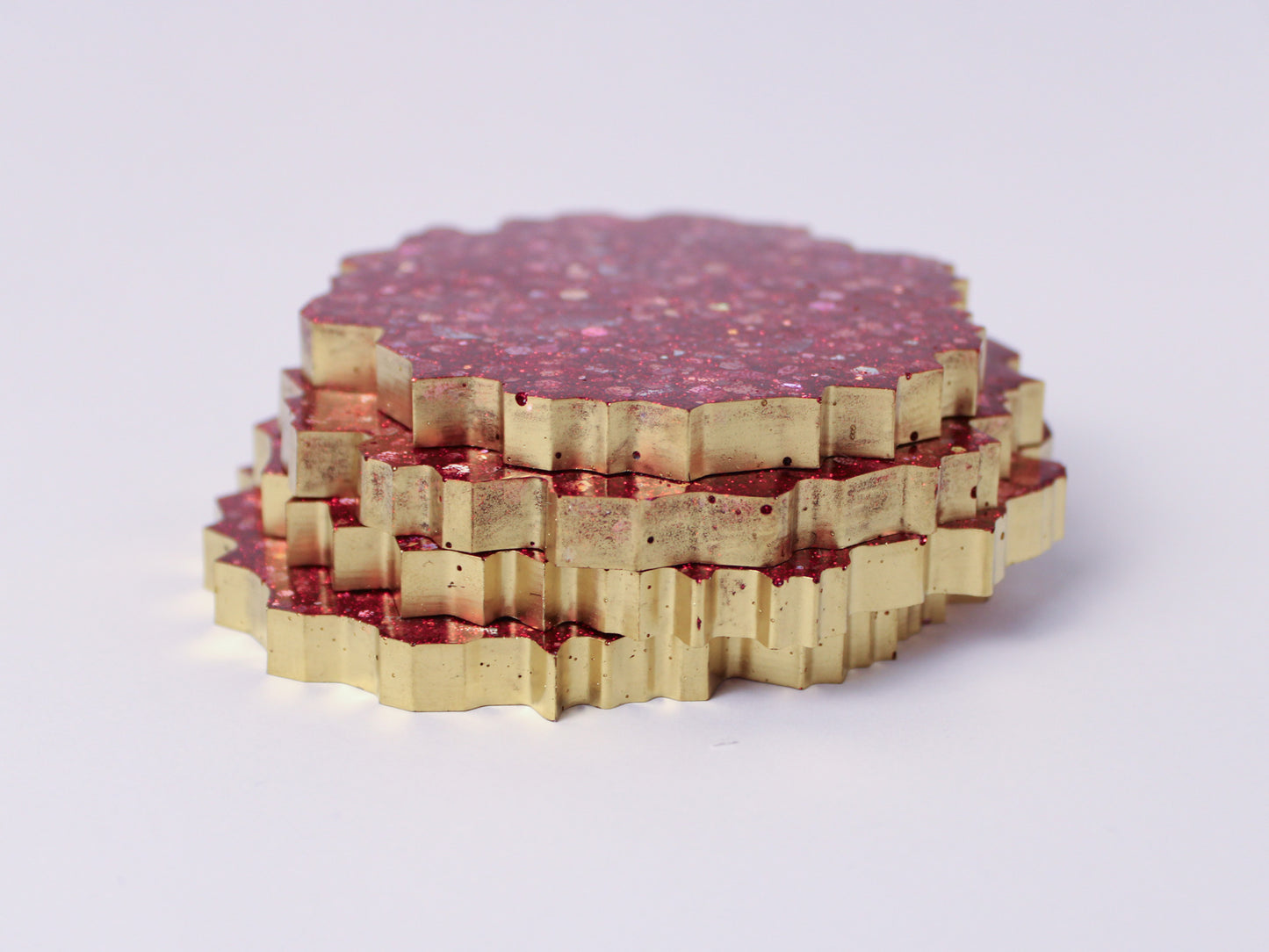Glittery Coasters