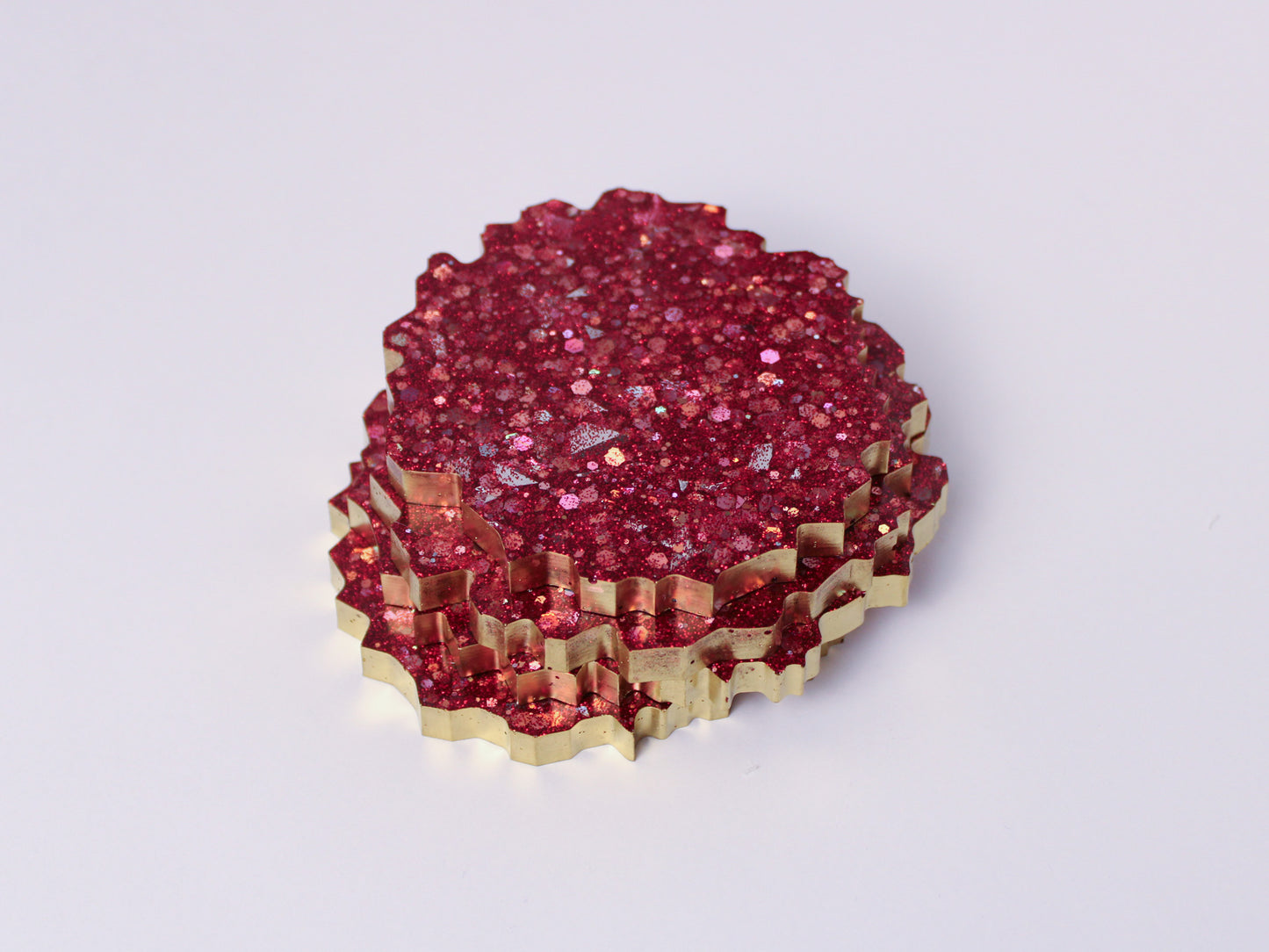 Glittery Coasters