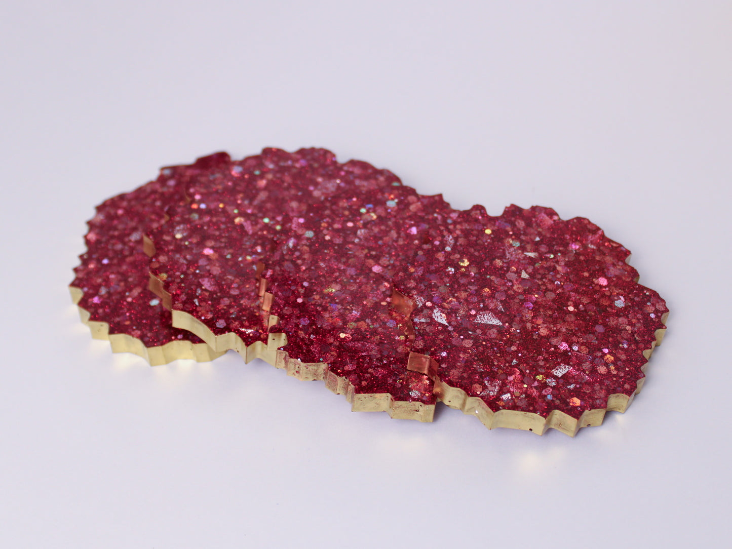 Glittery Coasters
