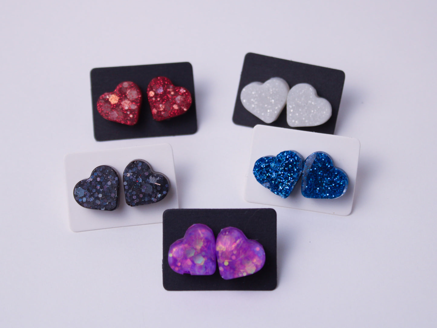 Sparkle Heart Earrings