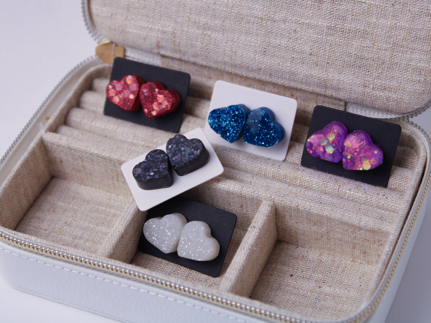 Sparkle Heart Earrings
